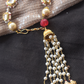 KUBERA TASSEL BRACELET- RED