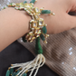 SQUARE POLKI POCHI LUMBA BRACELET