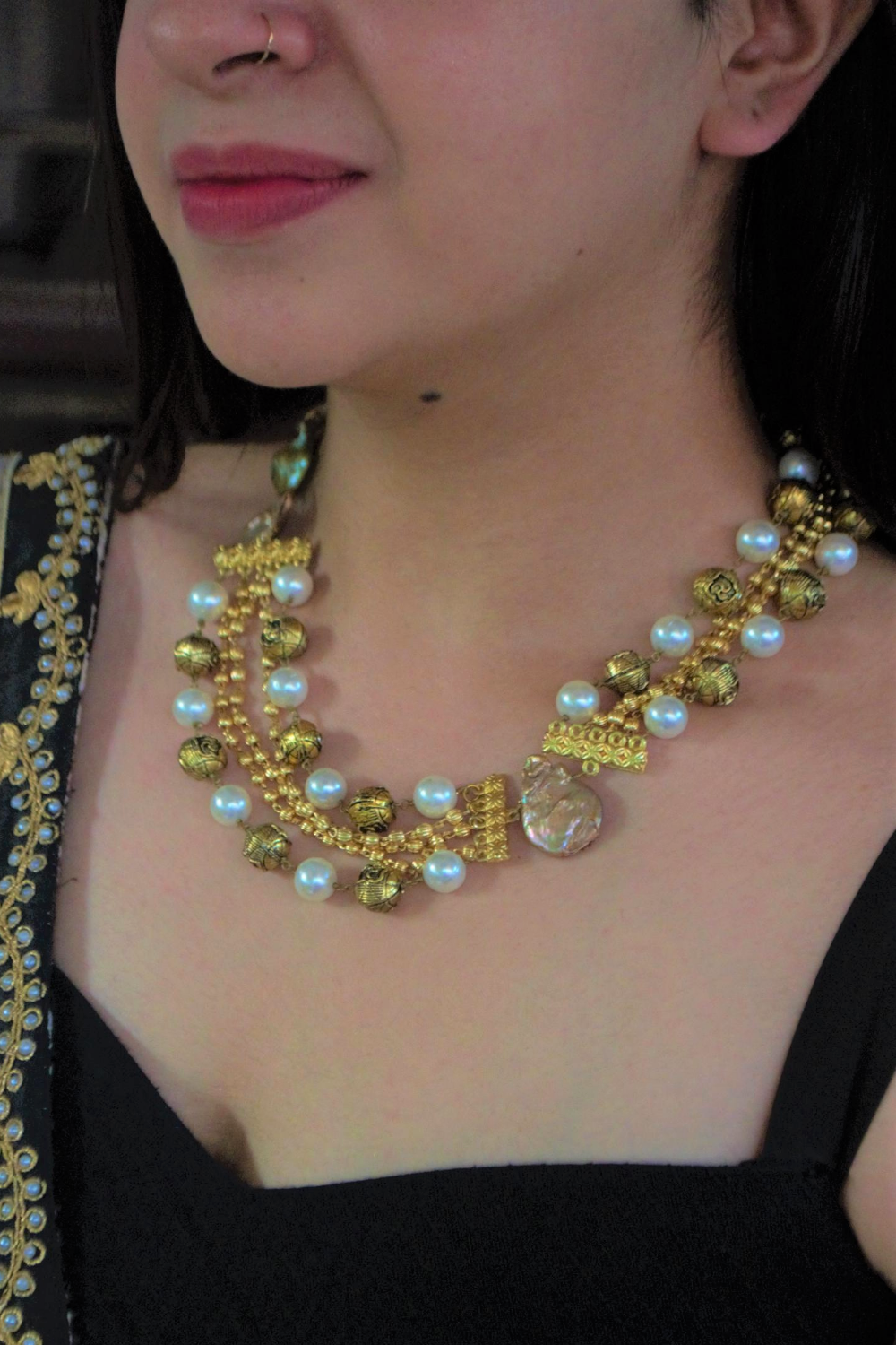 BAROQUE ORNATE NECKLACE