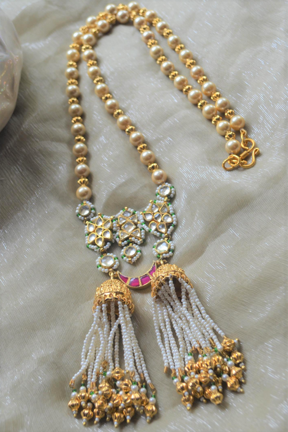 ORNATE SWARN POLKI NECKLACE