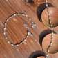 SILVER PEARL CHAIN GHUNGAROO ANKLETS (PAIR)