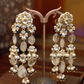 CITRINE AHMEDABADI EARRINGS- BLUE