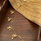 GOLD SILVER HUMMINGBIRD ANKLETS (PAIR)