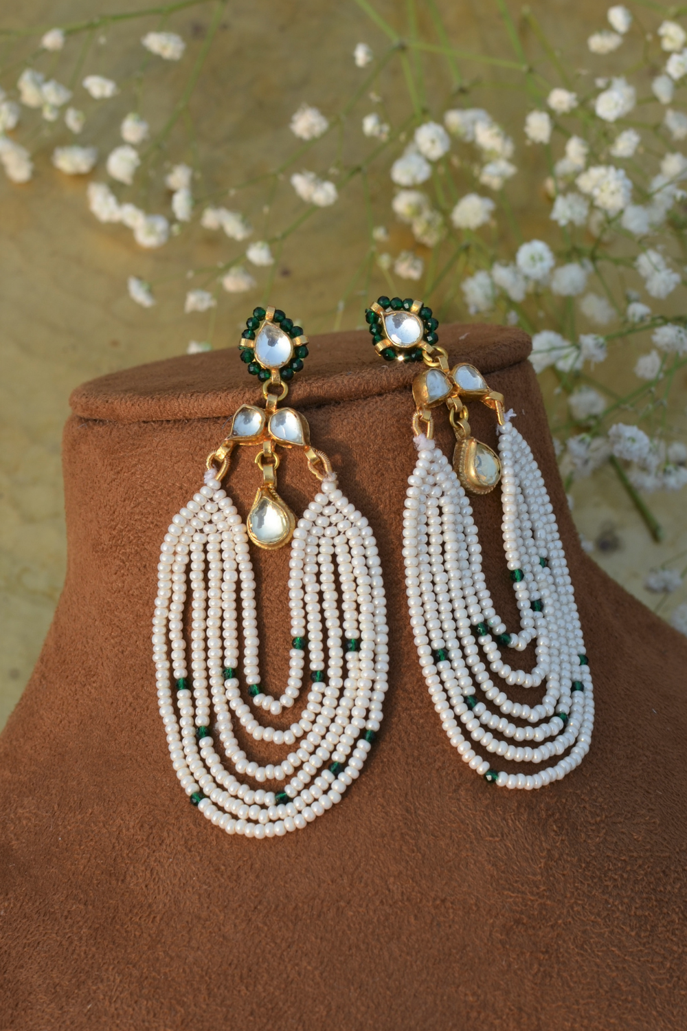 GHOOMAR PEARL EARRINGS