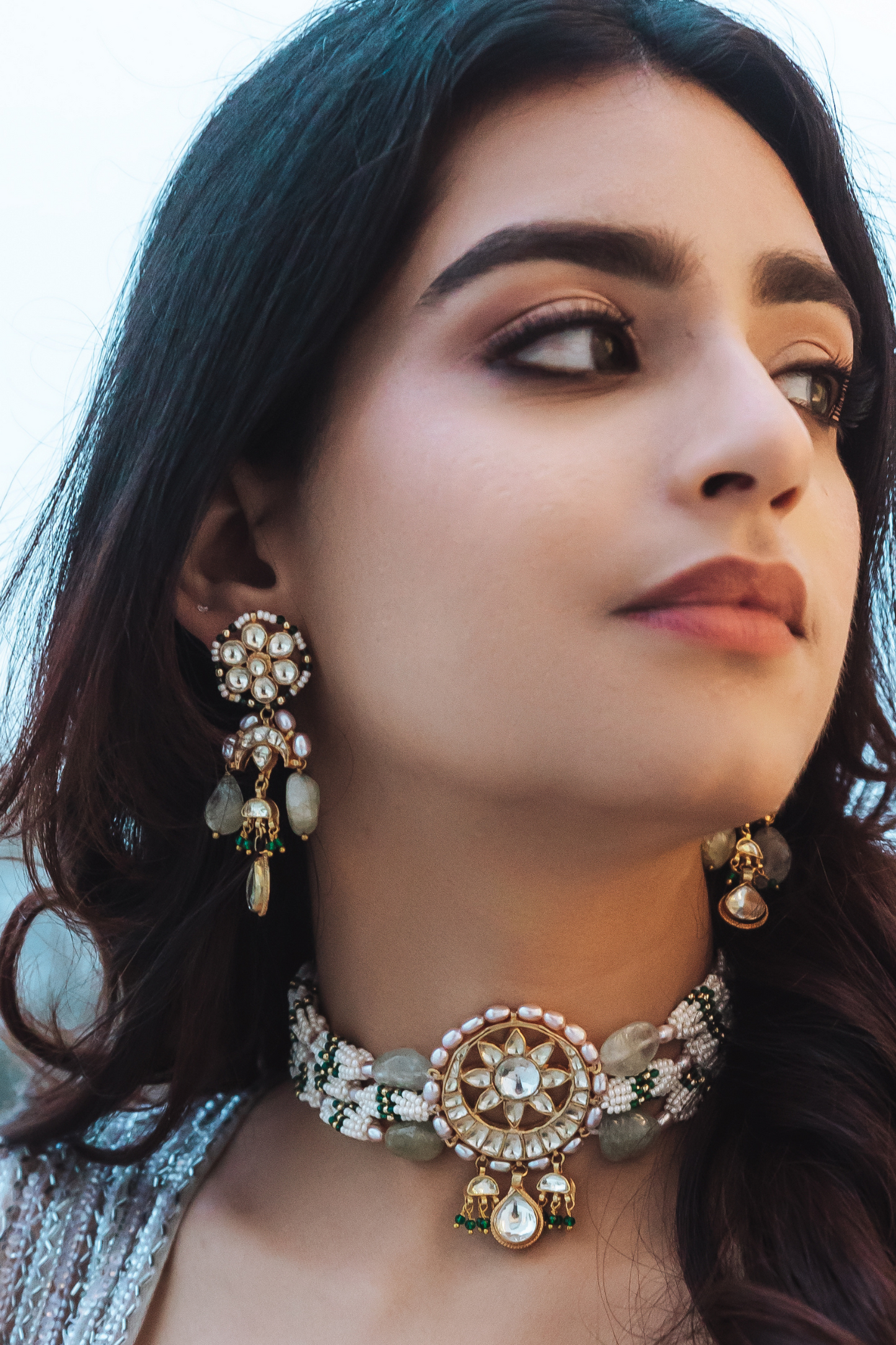 FLOWER SAMUDRI EARRINGS