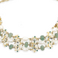 POLKI JAALI CHOKER-CUM-BRACELET SET-  SAGE GREEN