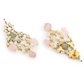 KAMAL JAAL EARRINGS - ROSE QUARTZ