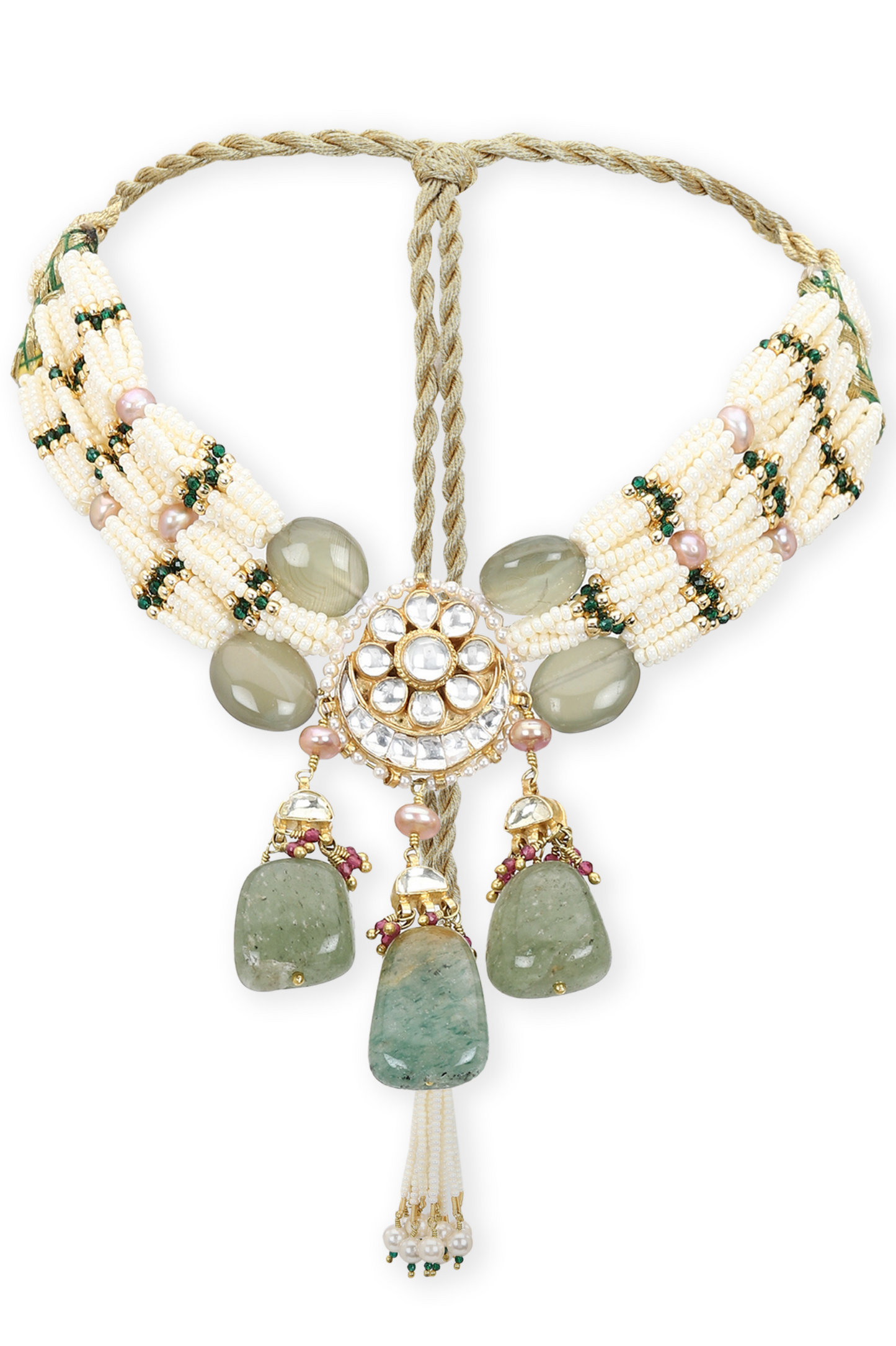 SAMUDRI NECKLACE SET - GREEN