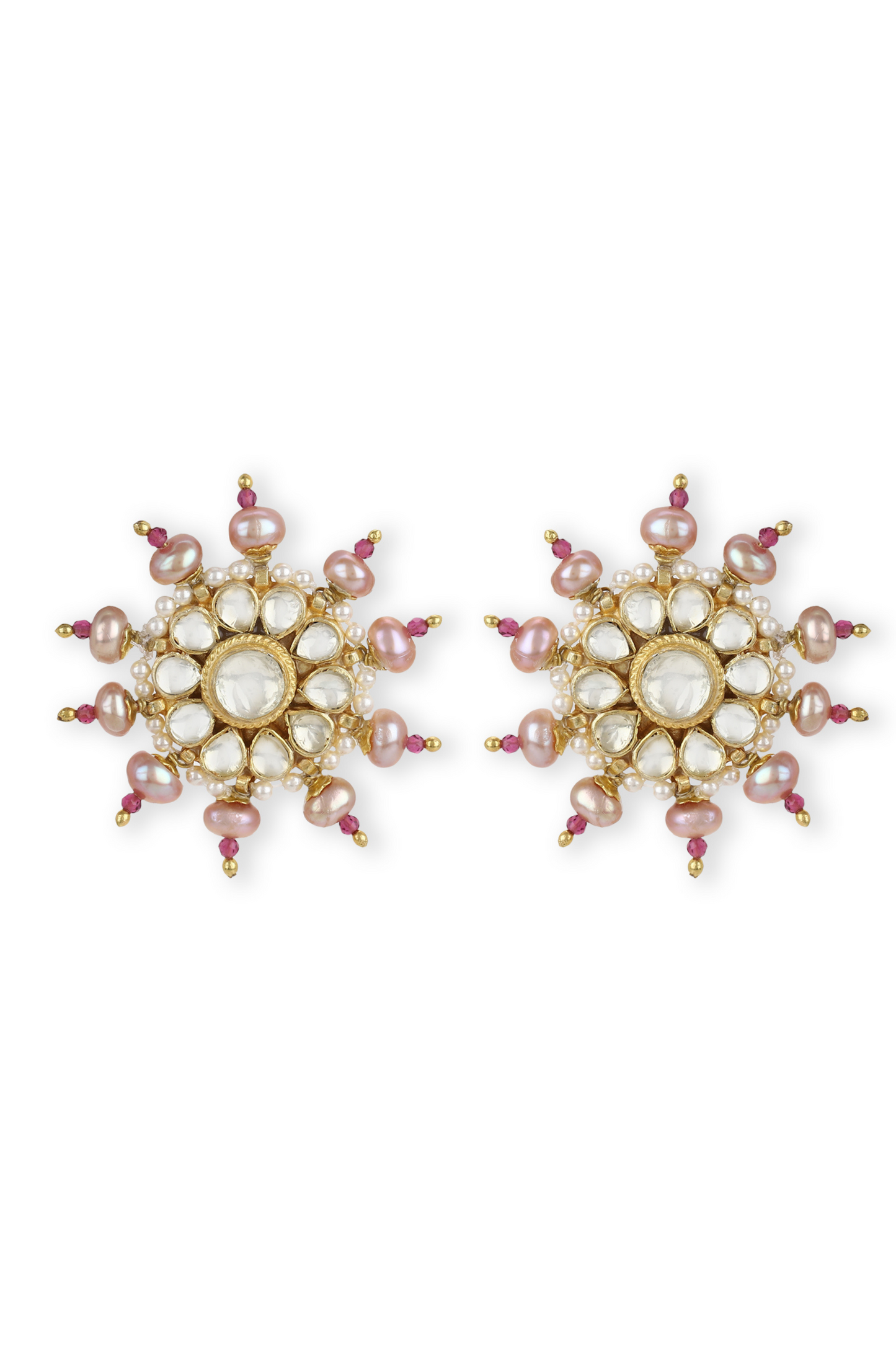 TARAMEEN EARRINGS - PINK PEARL