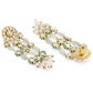 POLKI JAALI EARRINGS - MINT GREEN