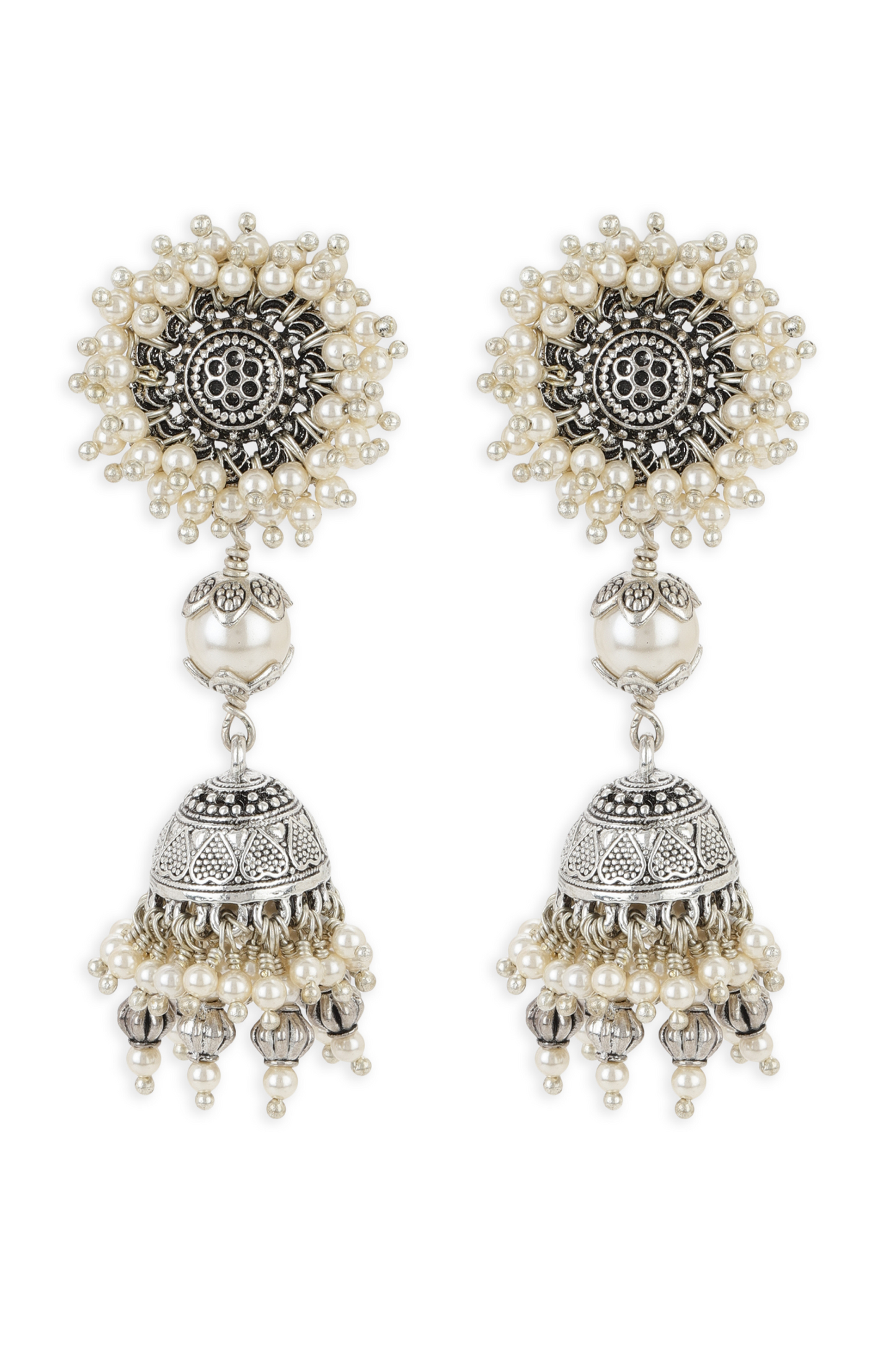 PEARL DROPLET JHUMKIS