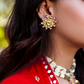 TARAMEEN EARRINGS - PINK PEARL