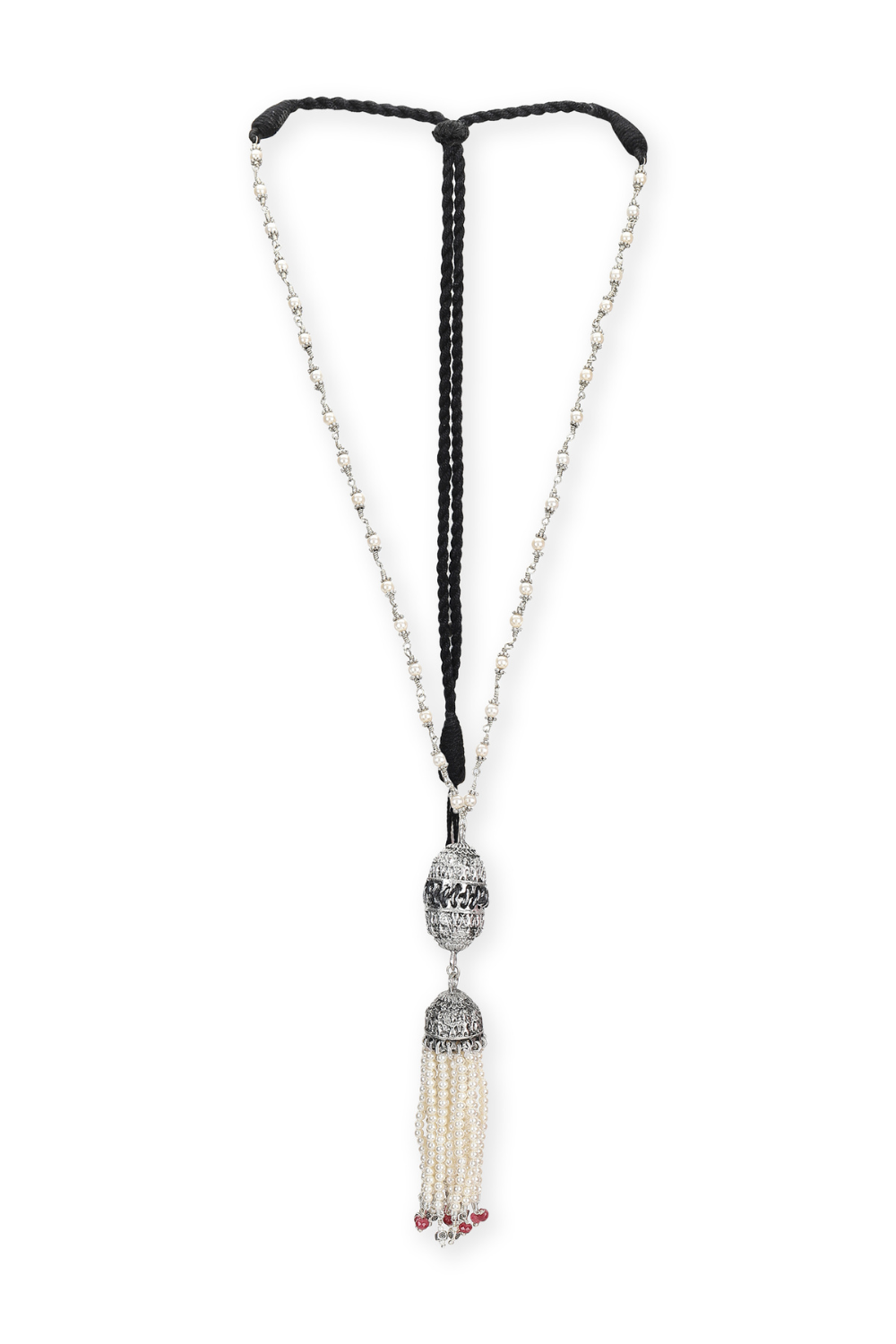 DHOLKI TASSEL NECKLACE