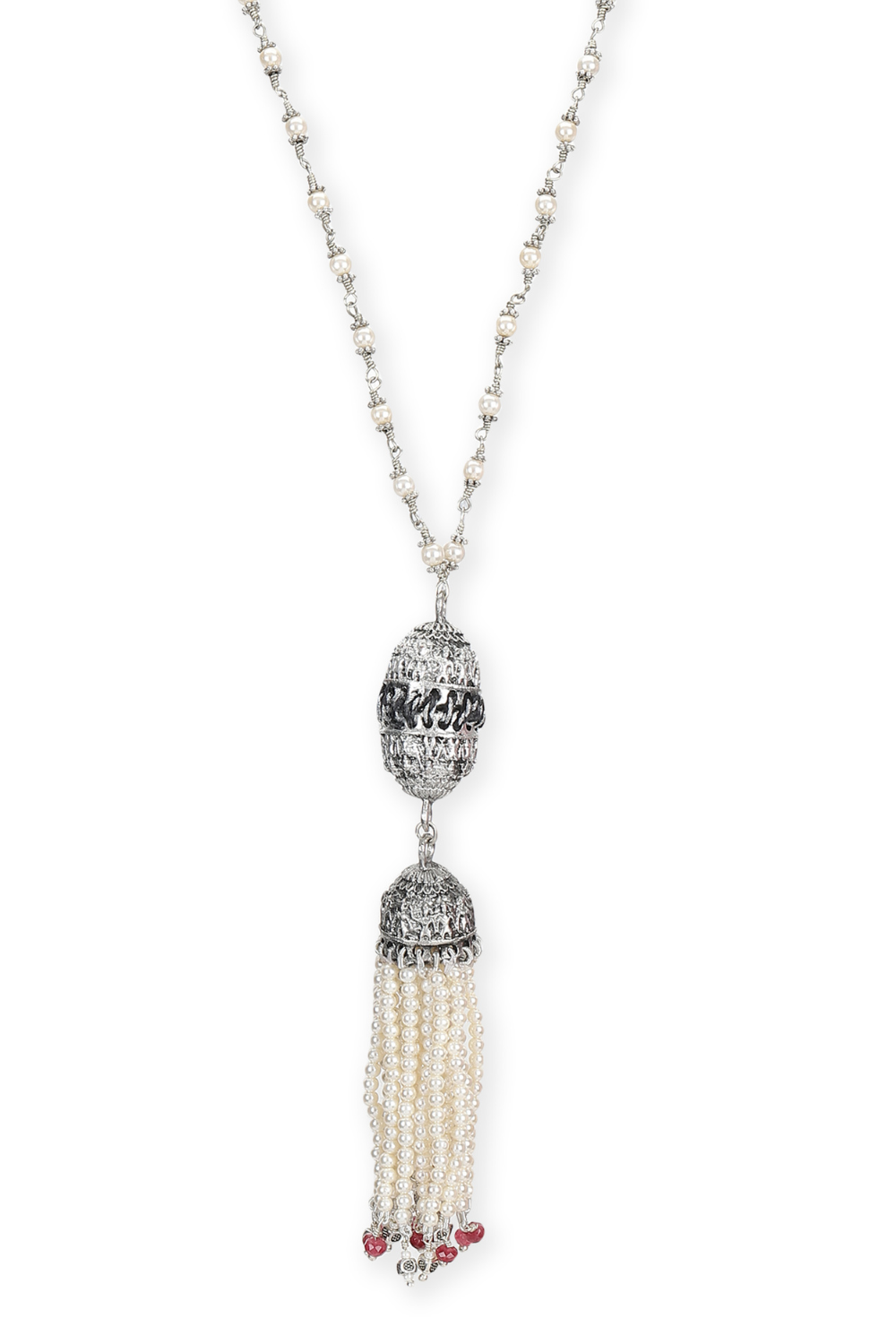 DHOLKI TASSEL NECKLACE