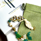 KASHTI LUMBA BRACELET RAKHI SET- GREEN