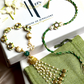 KUBERA LUMBA RAKHI SET- GREEN