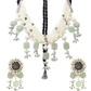 BIRD SAGE GREEN CHOKER WITH EARRINGS