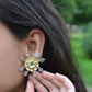 CHANDA POLKI CHOKER & TARAMEEN SAGE EARRINGS