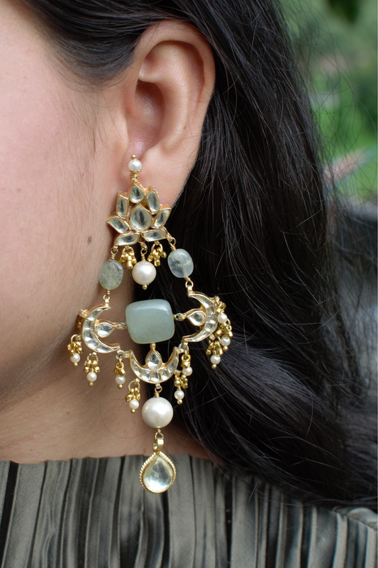 CHANDRA KAMAL JAALI EARRINGS