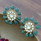 CHANDRANI CHOKER & EARRINGS - GREEN