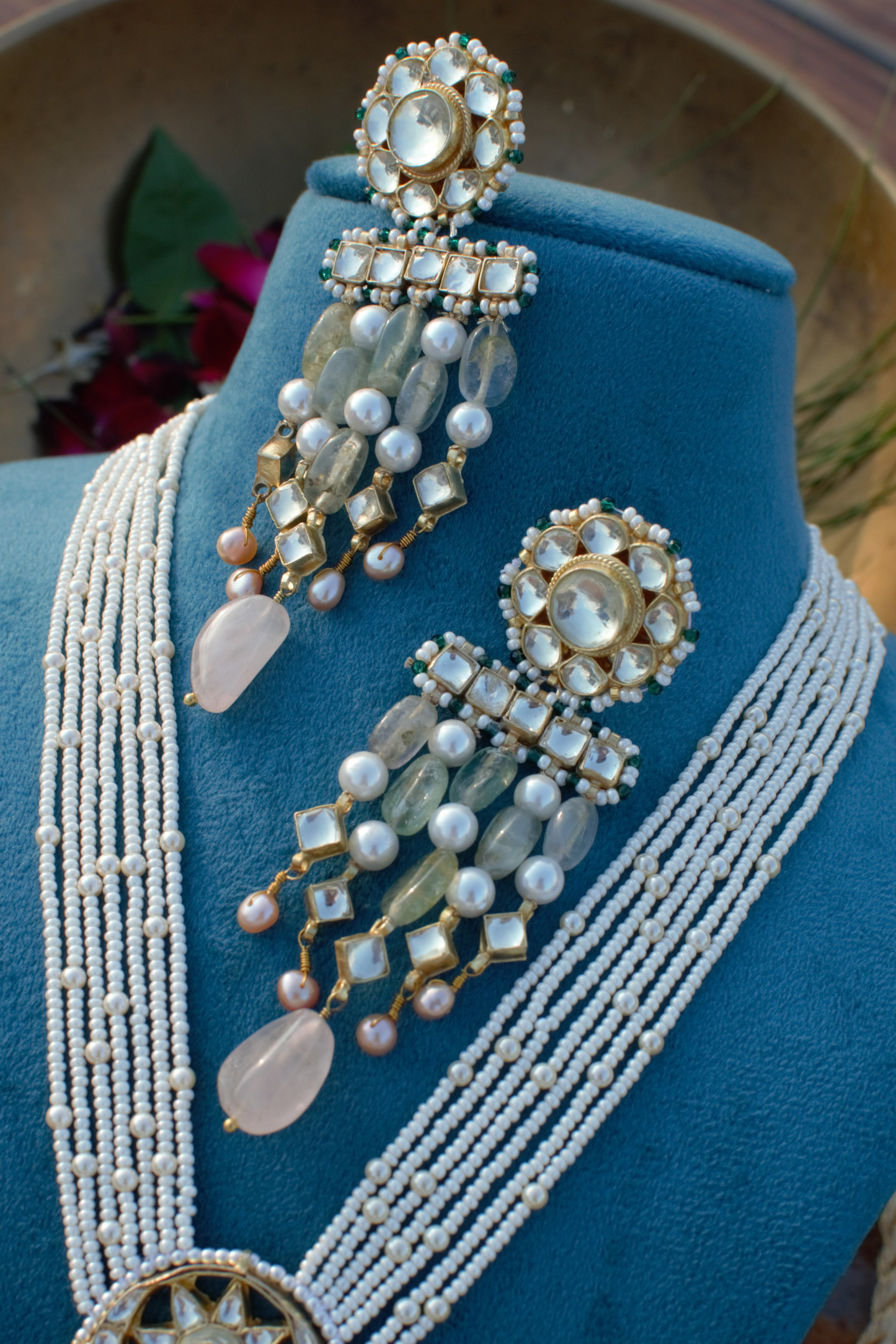 RAINDROPS NECKLACE & EARRINGS SET