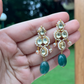 KOORM EARRINGS - DARK GREEN