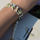 GREEN LADDER DETACHABLE TASSEL BRACELET