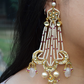 CHANDRIKA JHOOMAR EARRINGS- PINK