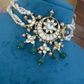 CHANDRANI CHOKER & EARRINGS - GREEN