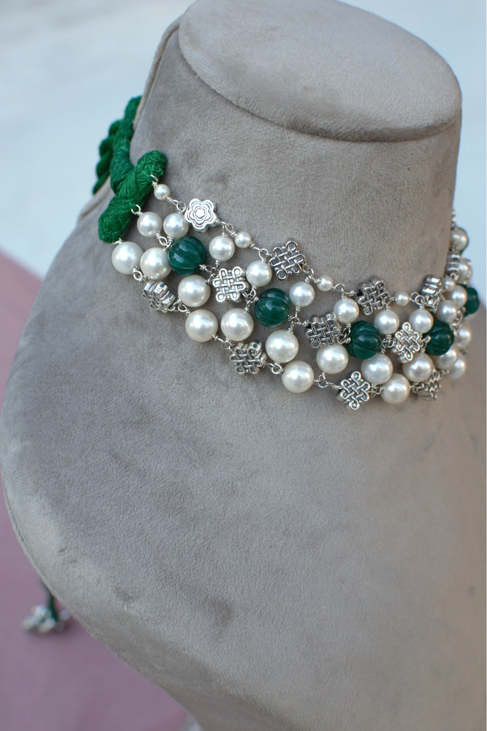 BEADS JAALI PEARL NECKLACE