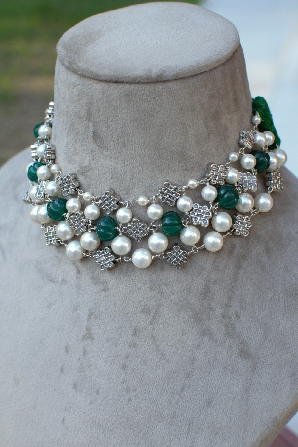 BEADS JAALI PEARL NECKLACE