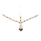 GUL NECKLACE/SHEESHPATTI SET - RUBY RED