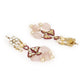 ROSE QUARTZ POLKI EARRINGS